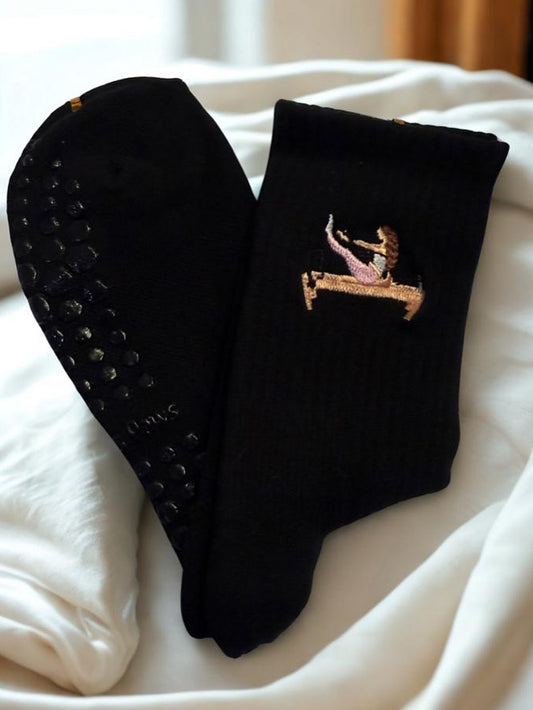 Black Grip Socks